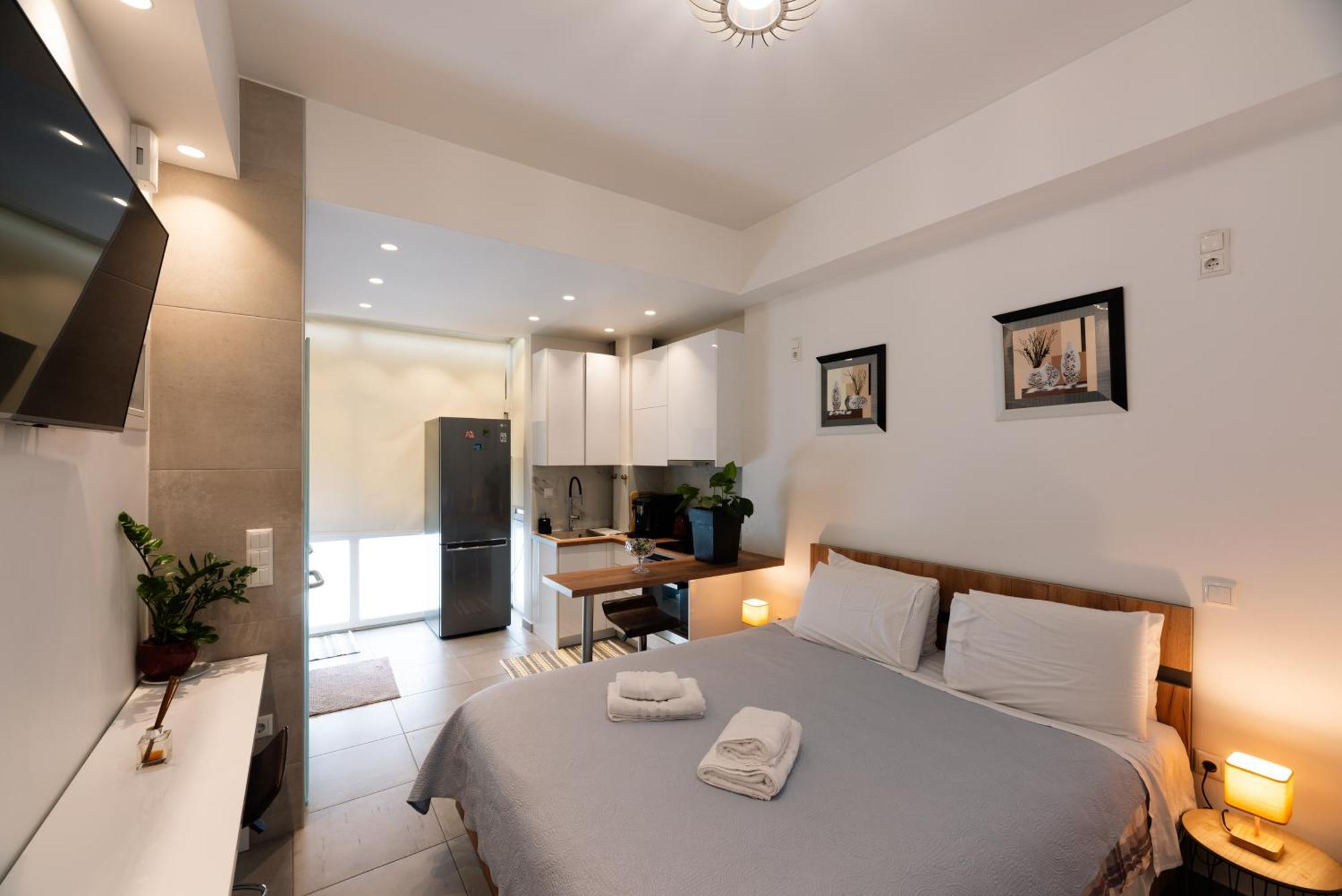 Modern Studio Apartment A Atena Exterior foto