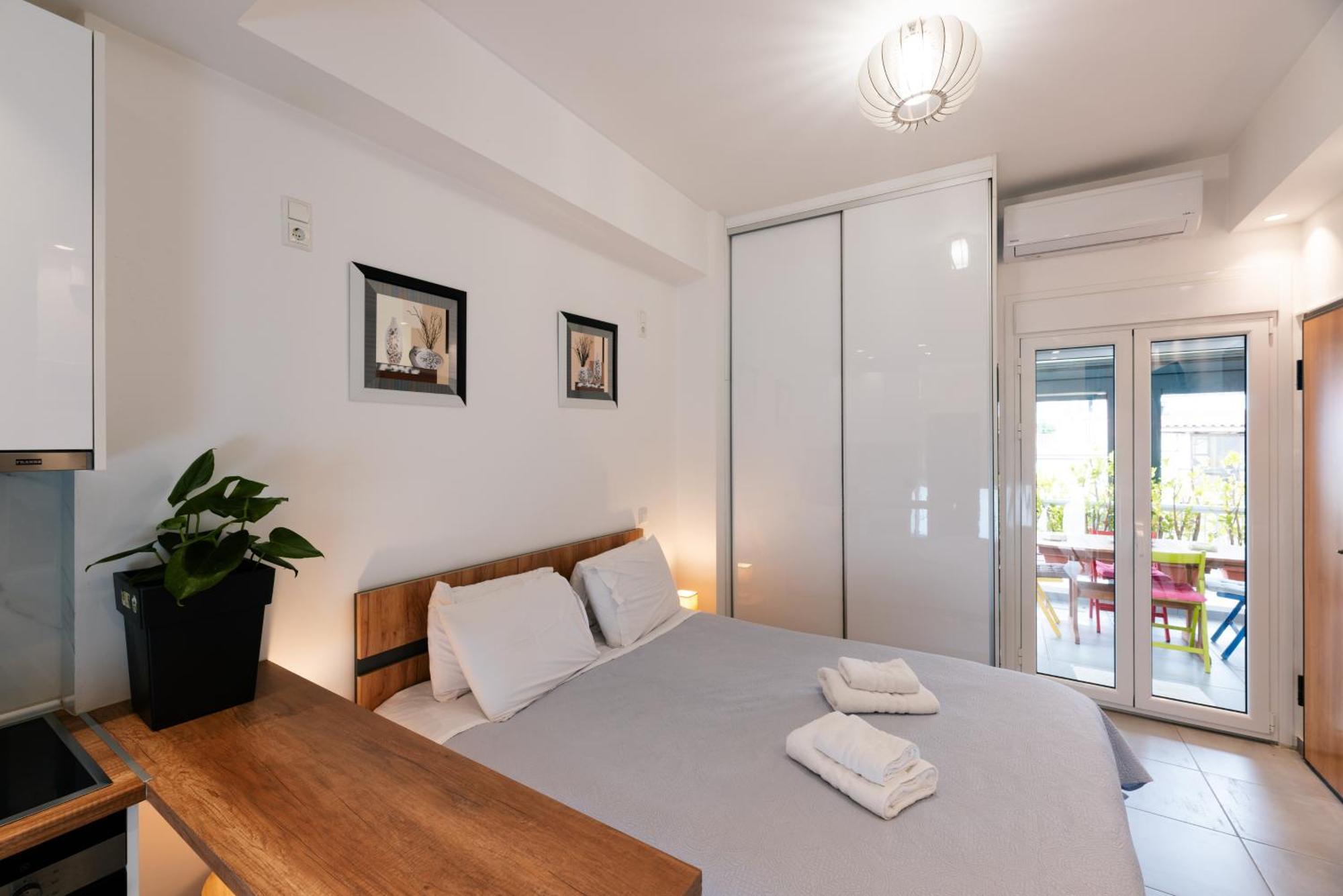 Modern Studio Apartment A Atena Exterior foto